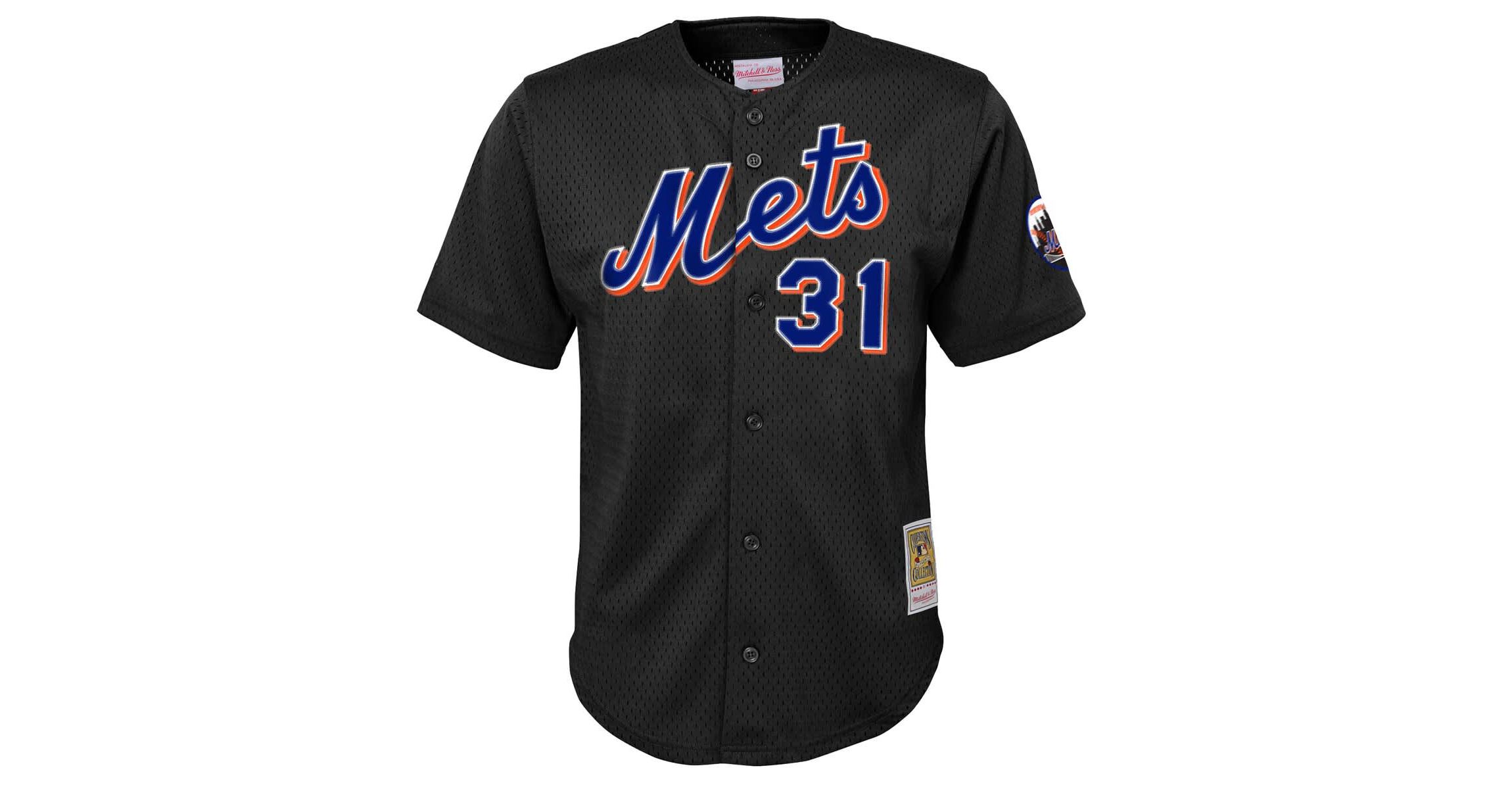 MLB Mike Piazza New York Mets Cooperstown Collection Mesh Batting Practice Jersey