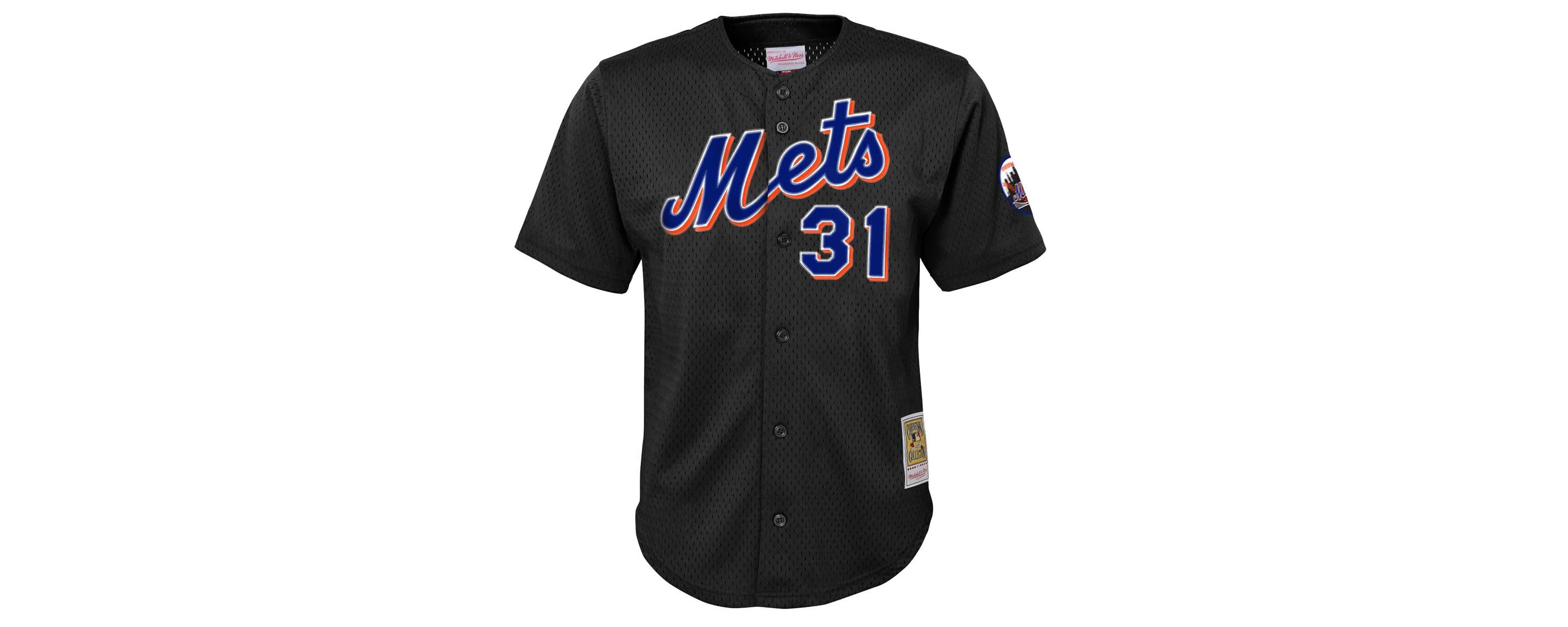 MLB Mike Piazza New York Mets Cooperstown Collection Mesh Batting Practice Jersey