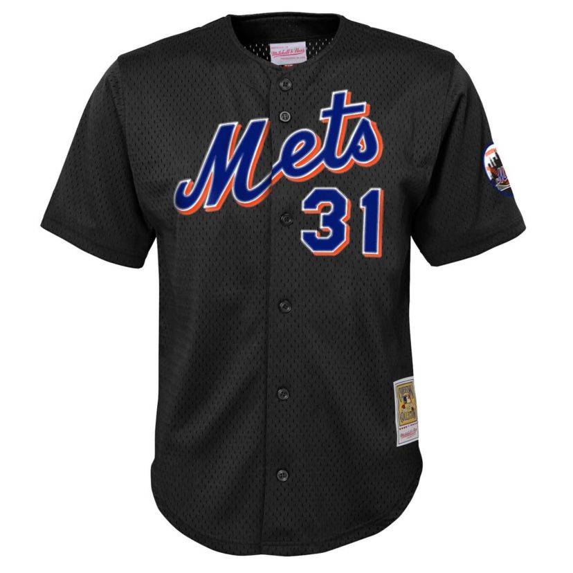 MLB Mike Piazza New York Mets Cooperstown Collection Mesh Batting Practice Jersey