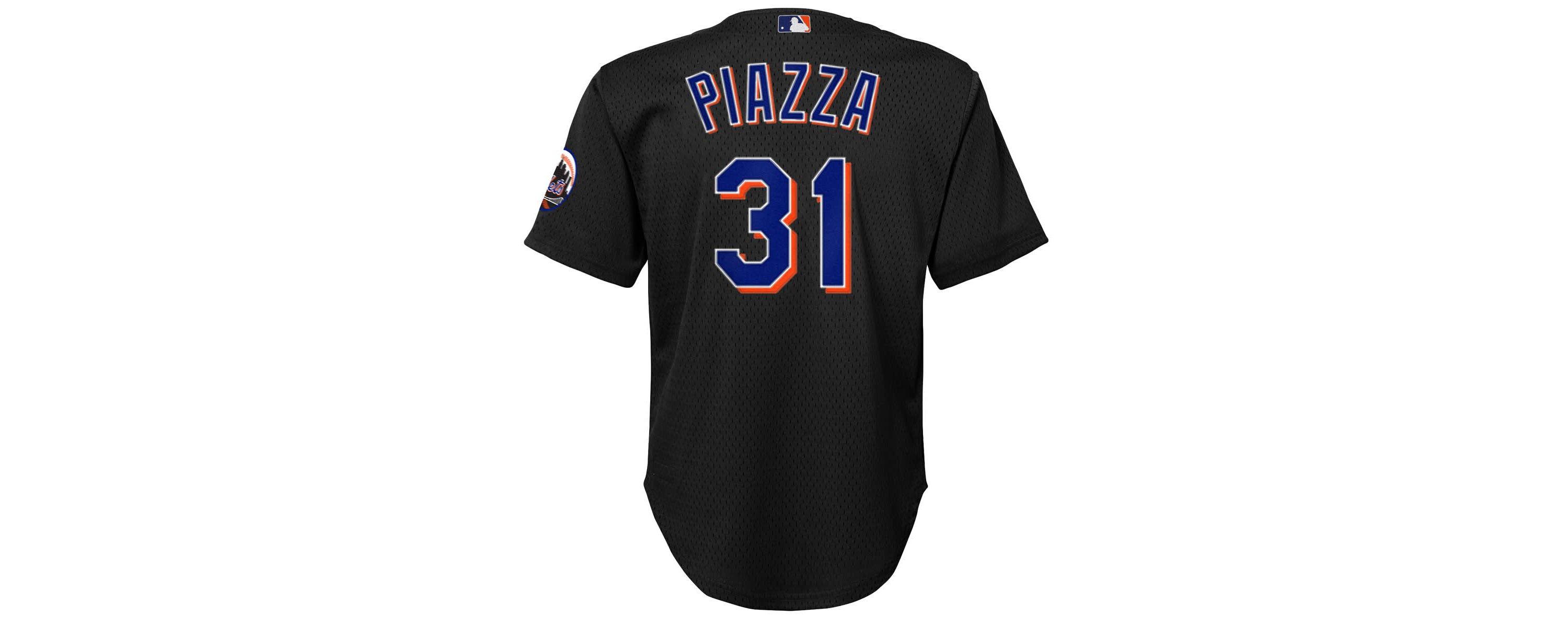MLB Mike Piazza New York Mets Cooperstown Collection Mesh Batting Practice Jersey