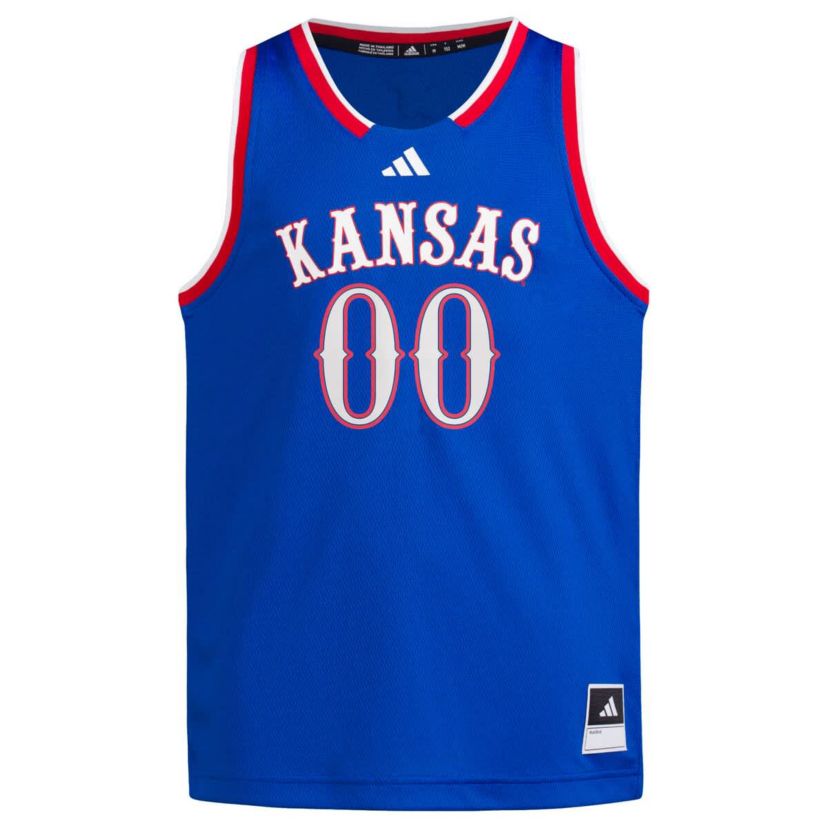 NCAA #00 Kansas Jayhawks Swingman Jersey