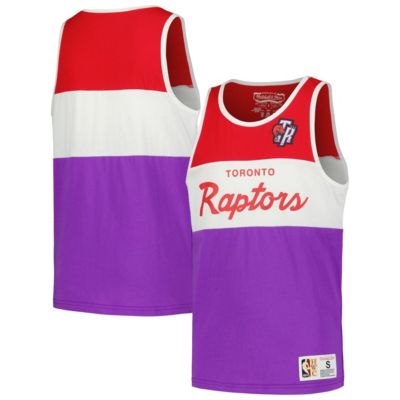 Mitchell & Ness Youth NBA Toronto Raptors Hardwood Classics Special Script Tank Top, Purple, XL