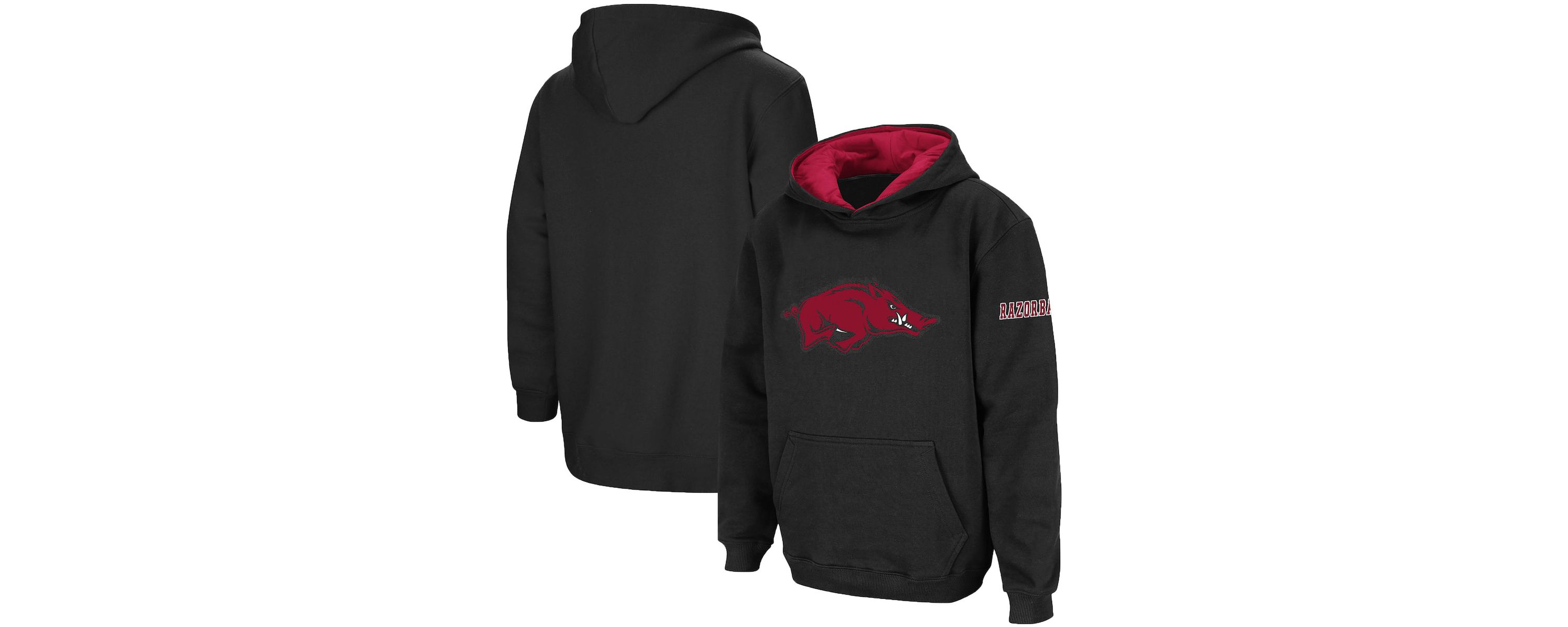 NCAA Arkansas Razorbacks Big Logo Pullover Hoodie