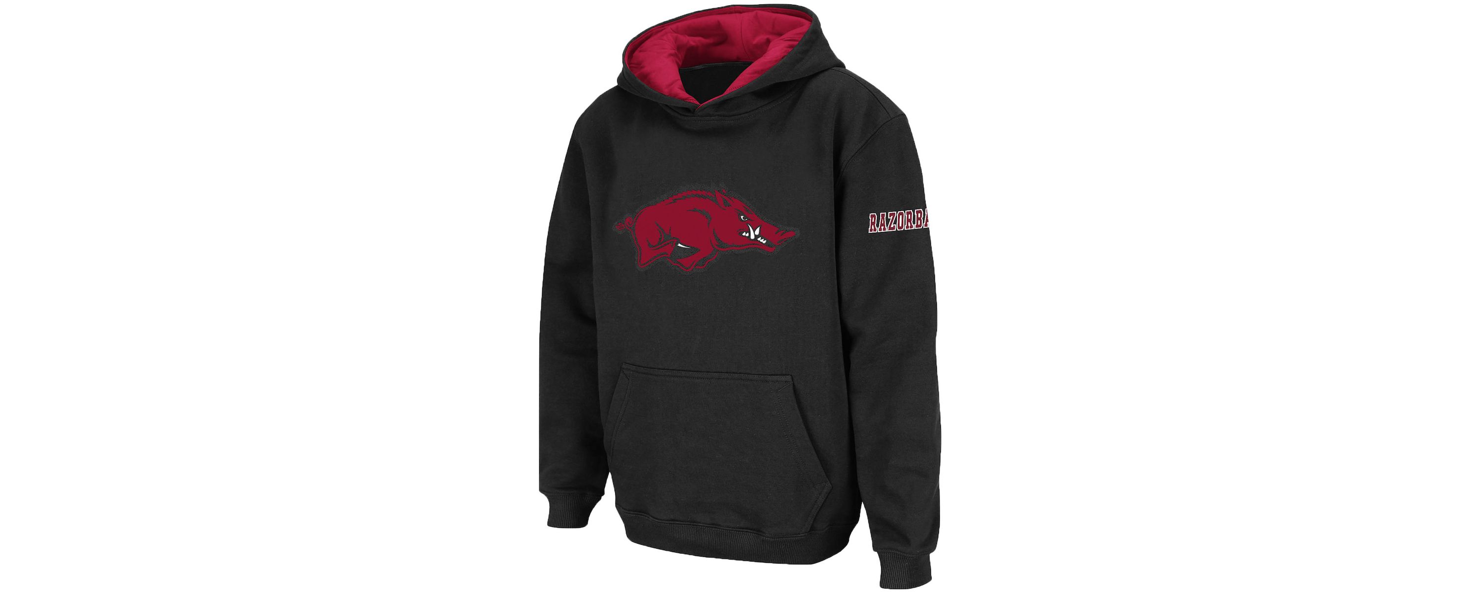 NCAA Arkansas Razorbacks Big Logo Pullover Hoodie