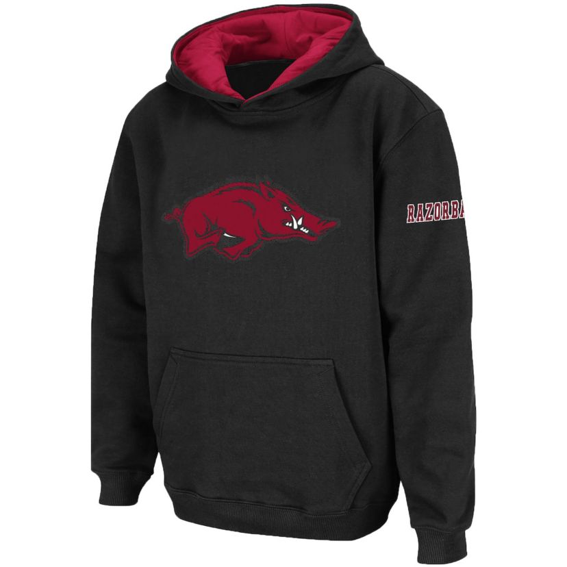 NCAA Arkansas Razorbacks Big Logo Pullover Hoodie
