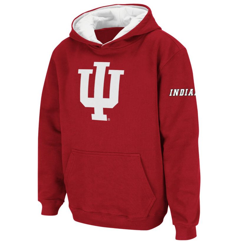 NCAA Indiana Hoosiers Big Logo Pullover Hoodie