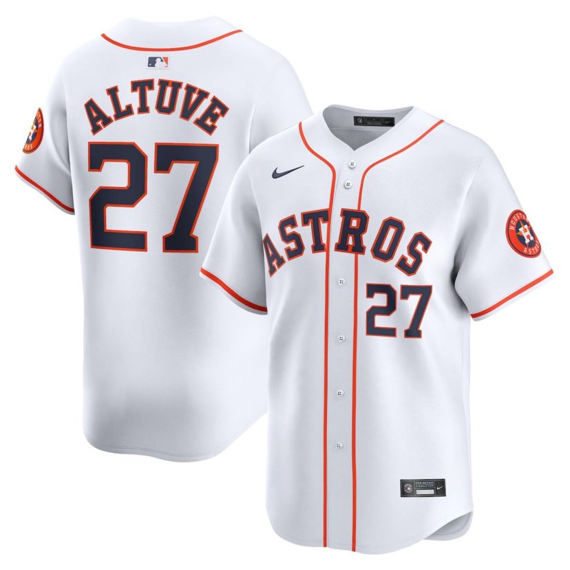 MLB Nike Jose Altuve Houston Astros Home Limited Player Jersey