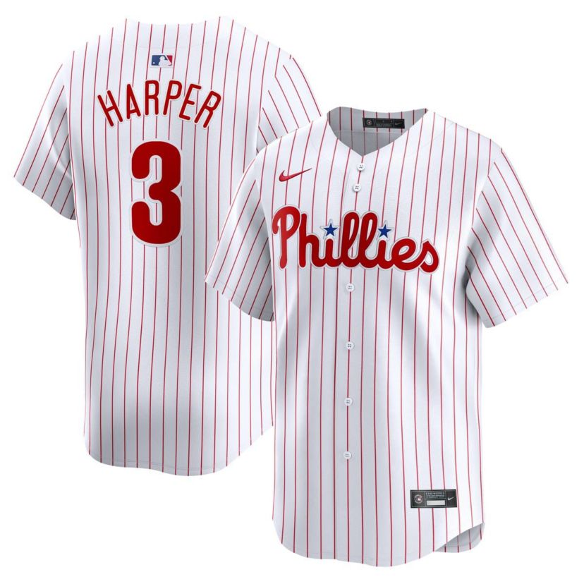 MLB Nike Bryce Harper Philadelphia Phillies Home Limited Player Jersey