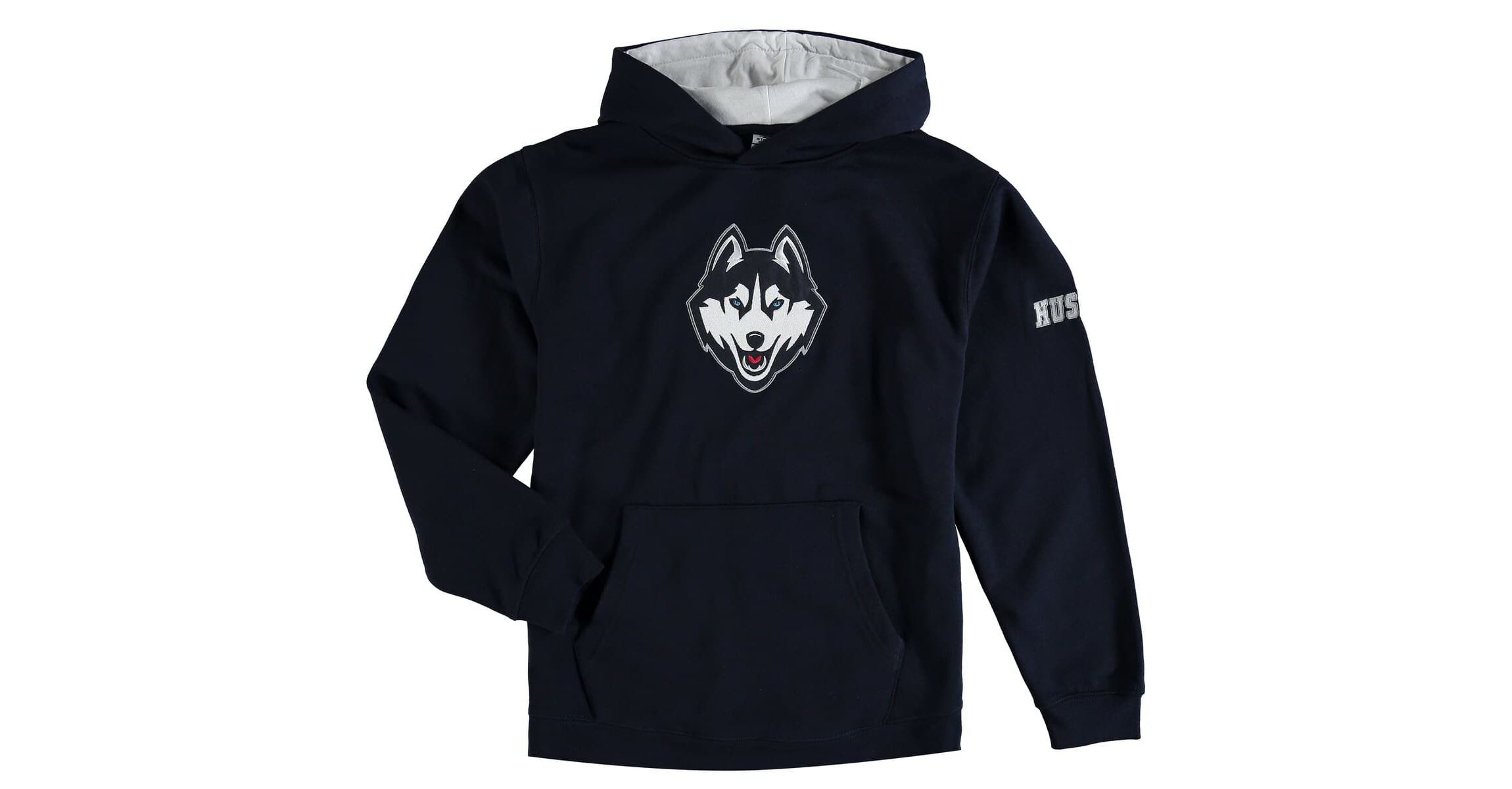 Connecticut Huskies NCAA UConn Huskies Big Logo Pullover Hoodie