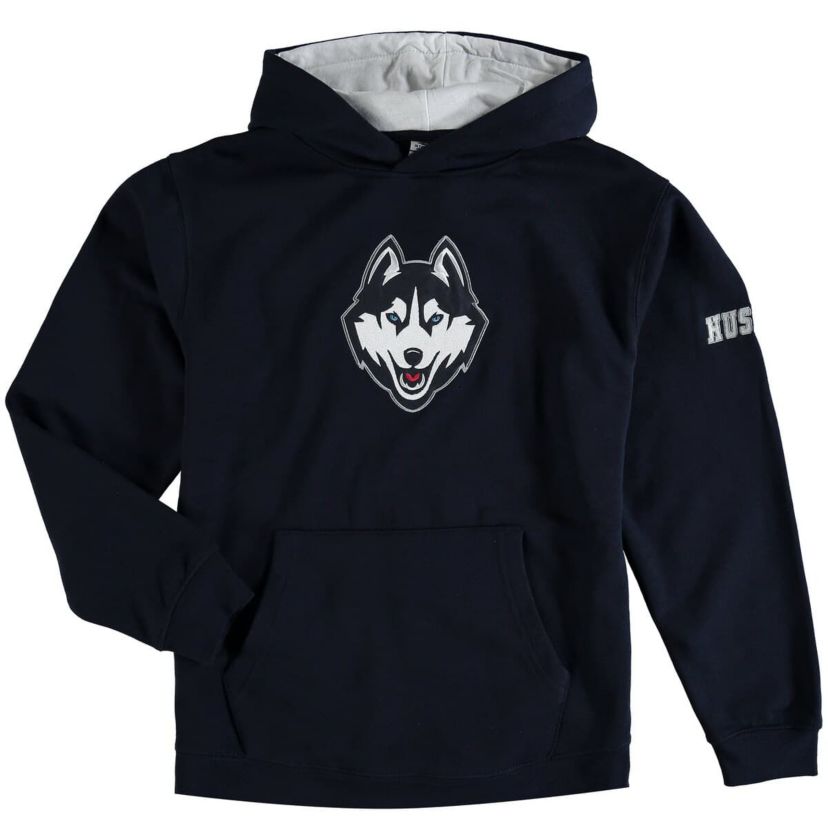 Connecticut Huskies NCAA UConn Huskies Big Logo Pullover Hoodie