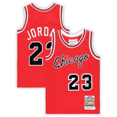 Mitchell & Ness Youth NBA Preschool Michael Jordan Chicago Bulls Hardwood Classics 1984/85 Authentic Swingman Jersey