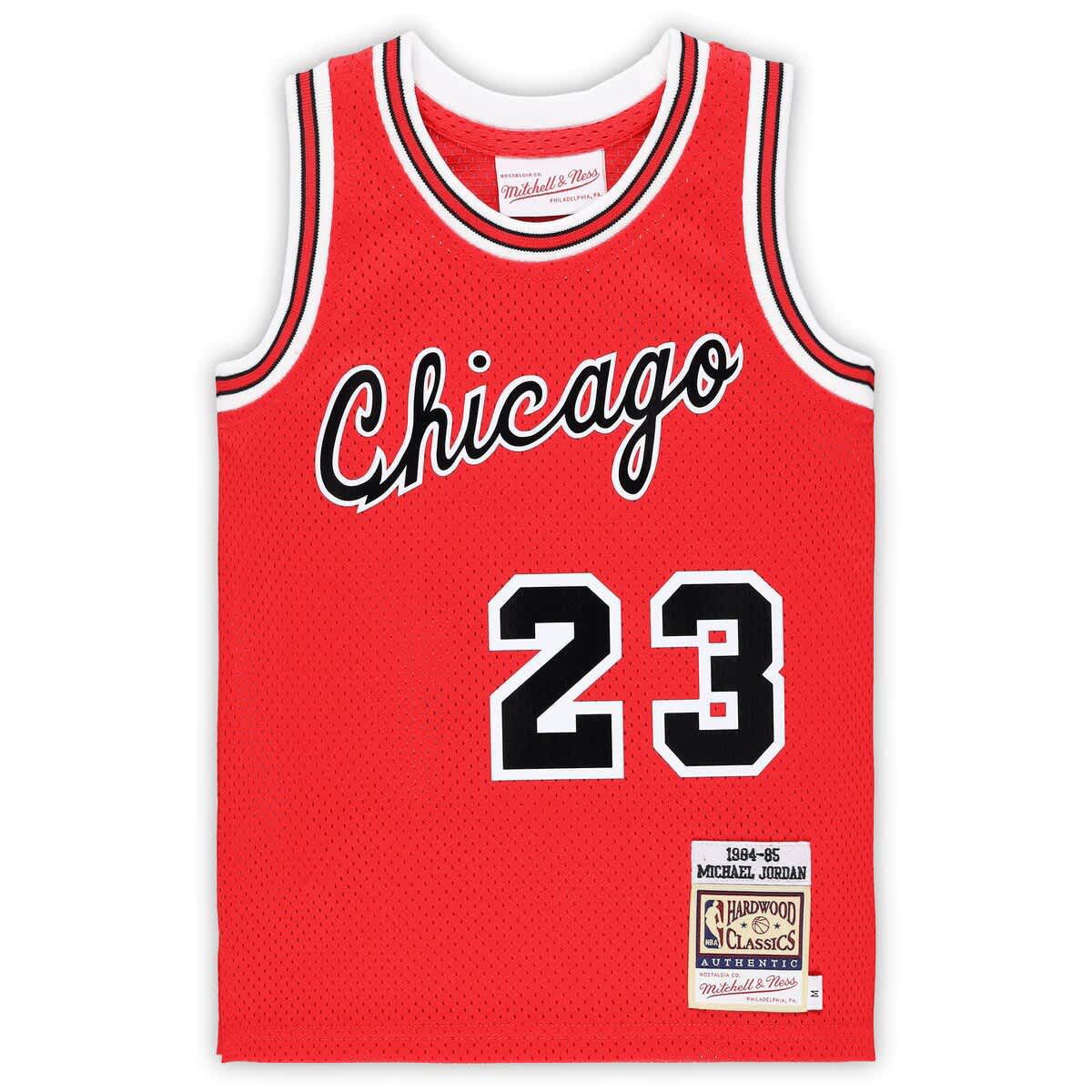 NBA Preschool Michael Jordan Chicago Bulls Hardwood Classics 1984/85 Authentic Swingman Jersey