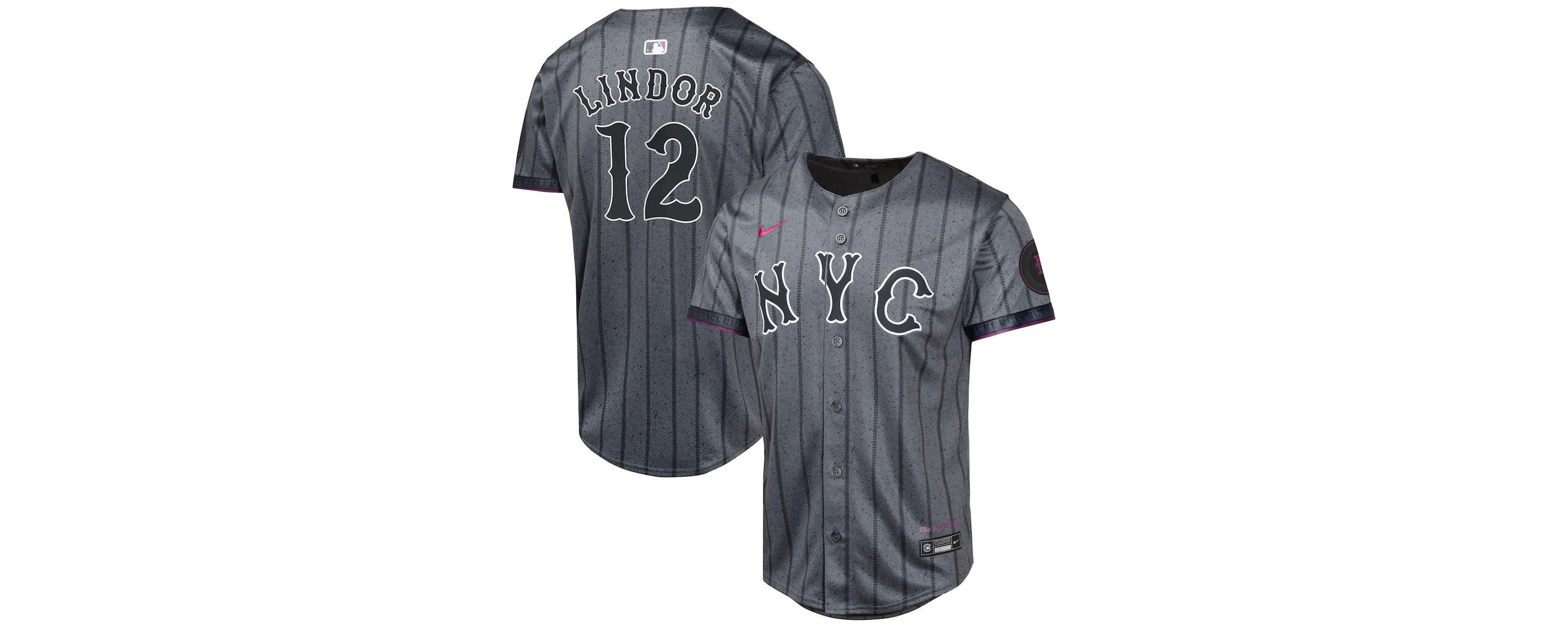 MLB Nike Francisco Lindor New York Mets 2024 City Connect Limited Player Jersey