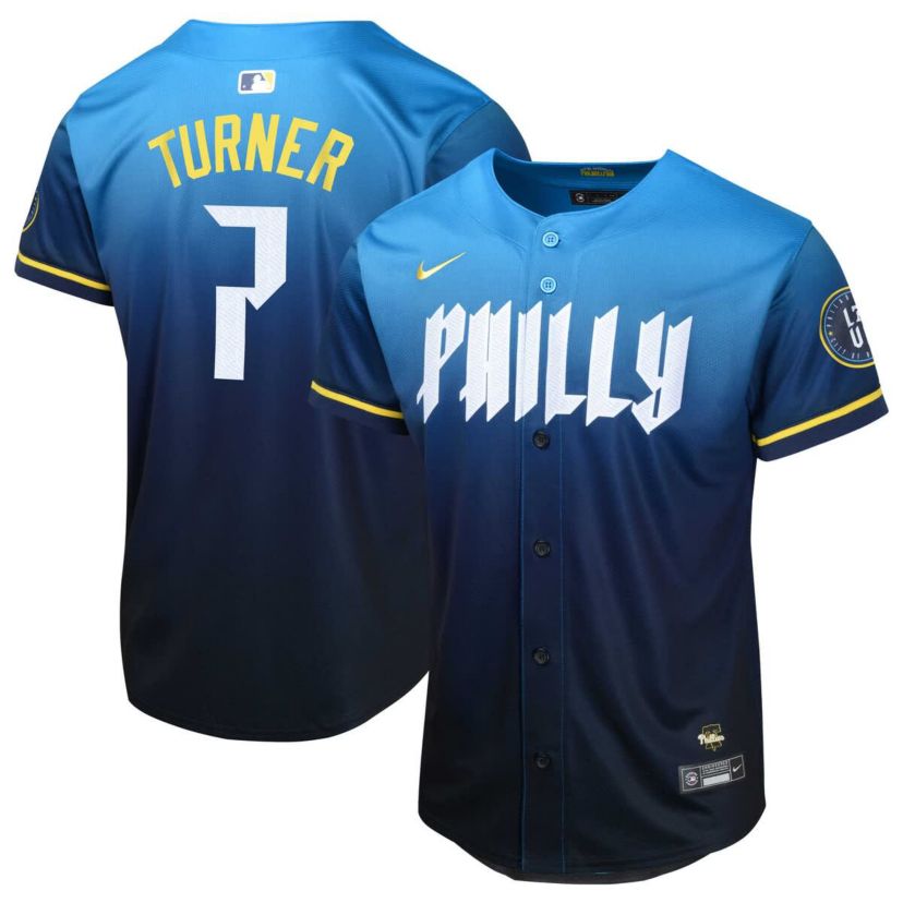 MLB Nike Trea Turner Philadelphia Phillies 2024 City Connect Limited Player Jersey
