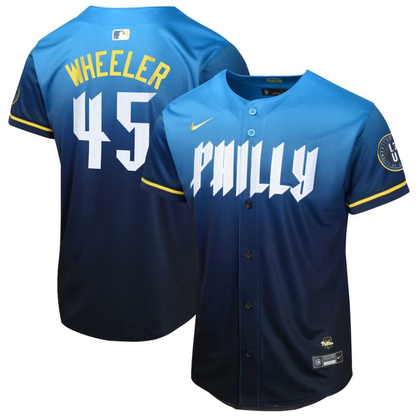 MLB Nike Zack Wheeler Philadelphia Phillies 2024 City Connect Limited Player Jersey