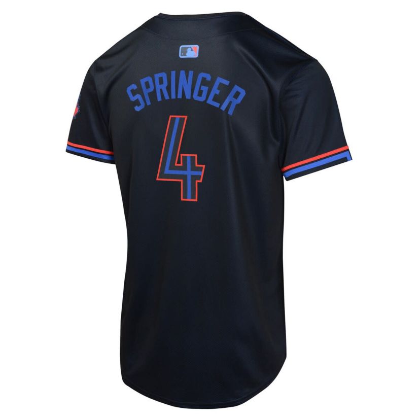 Toronto Blue Jays MLB Nike George Springer Toronto Jays 2024 City Connect Limited Player Jersey