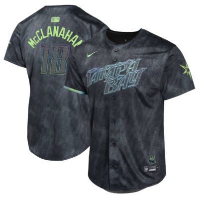 Youth MLB Nike Shane McClanahan Tampa Bay Rays 2024 City Connect Limited Player Jersey