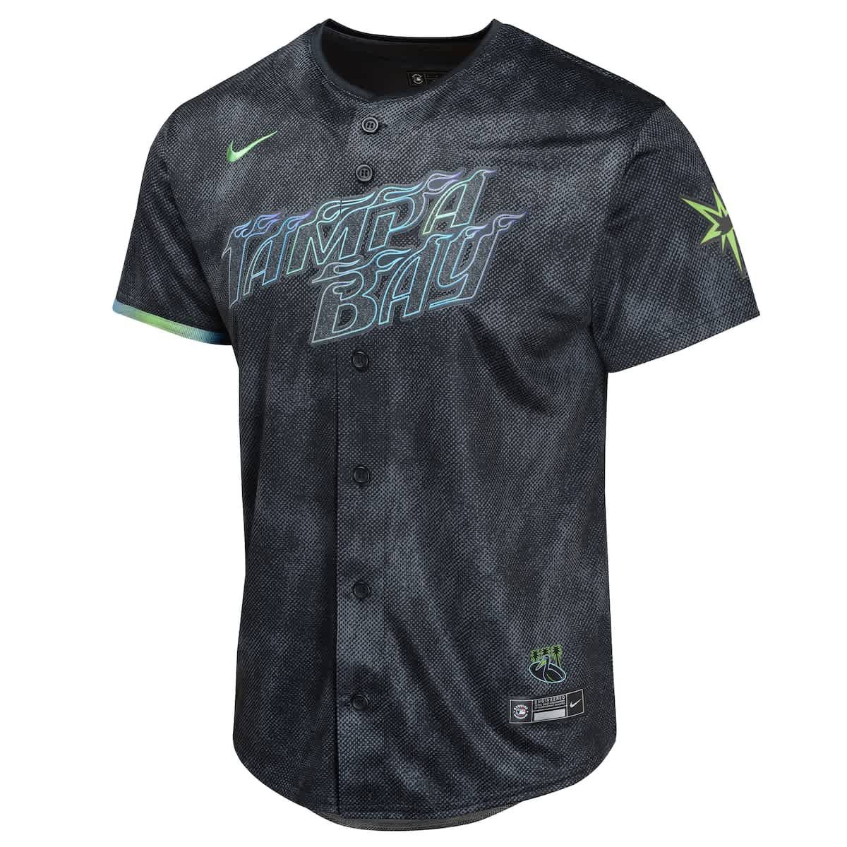Nike® MLB Nike Shane McClanahan Tampa Bay Rays 2024 City Connect ...