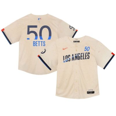 Youth MLB Nike Mookie Betts Los Angeles Dodgers 2024 City Connect Limited Player Jersey