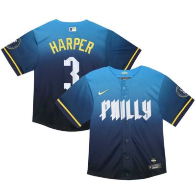 Youth MLB Nike Bryce Harper Philadelphia Phillies 2024 City Connect Limited Player Jersey