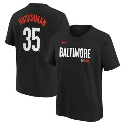 Youth MLB Nike Adley Rutschman Baltimore Orioles Fuse City Connect Name & Number T-Shirt