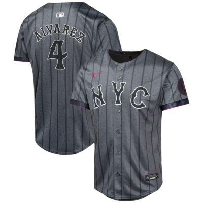 Youth MLB Nike Francisco Alvarez New York Mets 2024 City Connect Limited Player Jersey