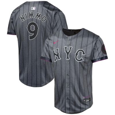 Youth MLB Nike Brandon Nimmo New York Mets 2024 City Connect Limited Player Jersey