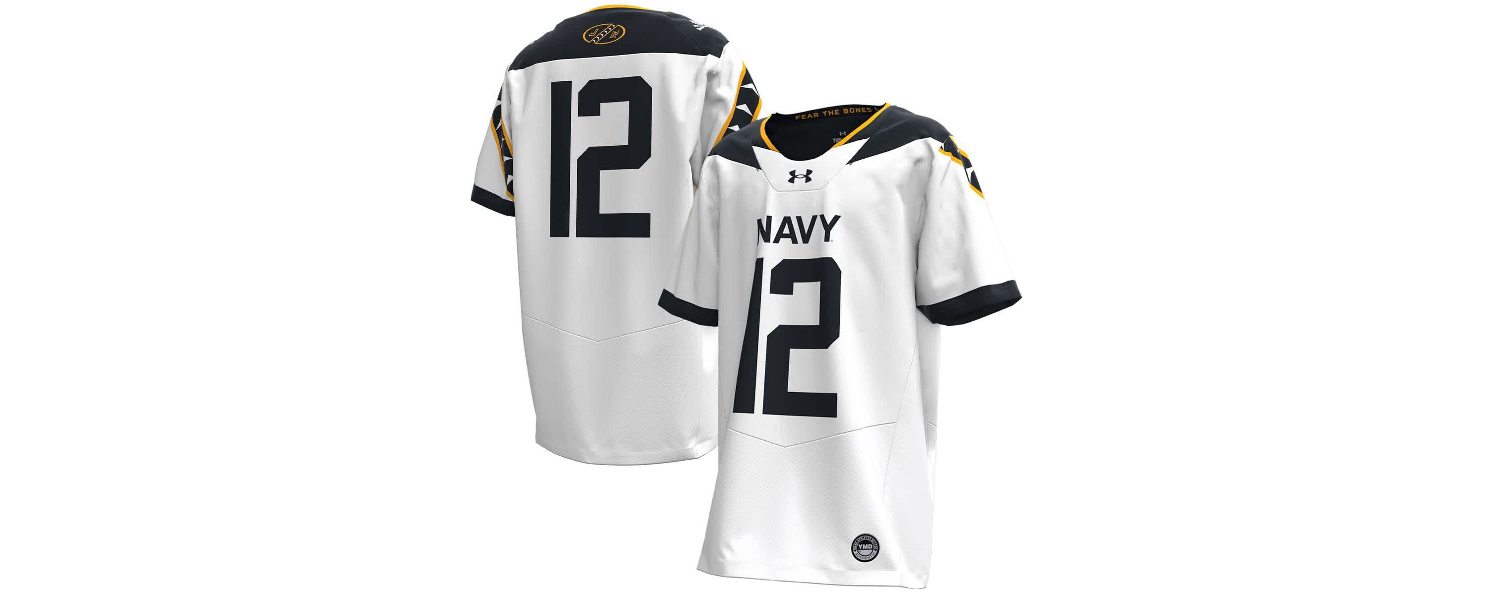 Navy Midshipmen NCAA Under Armour Midshipmen 2024 Rivalry Replica Jersey