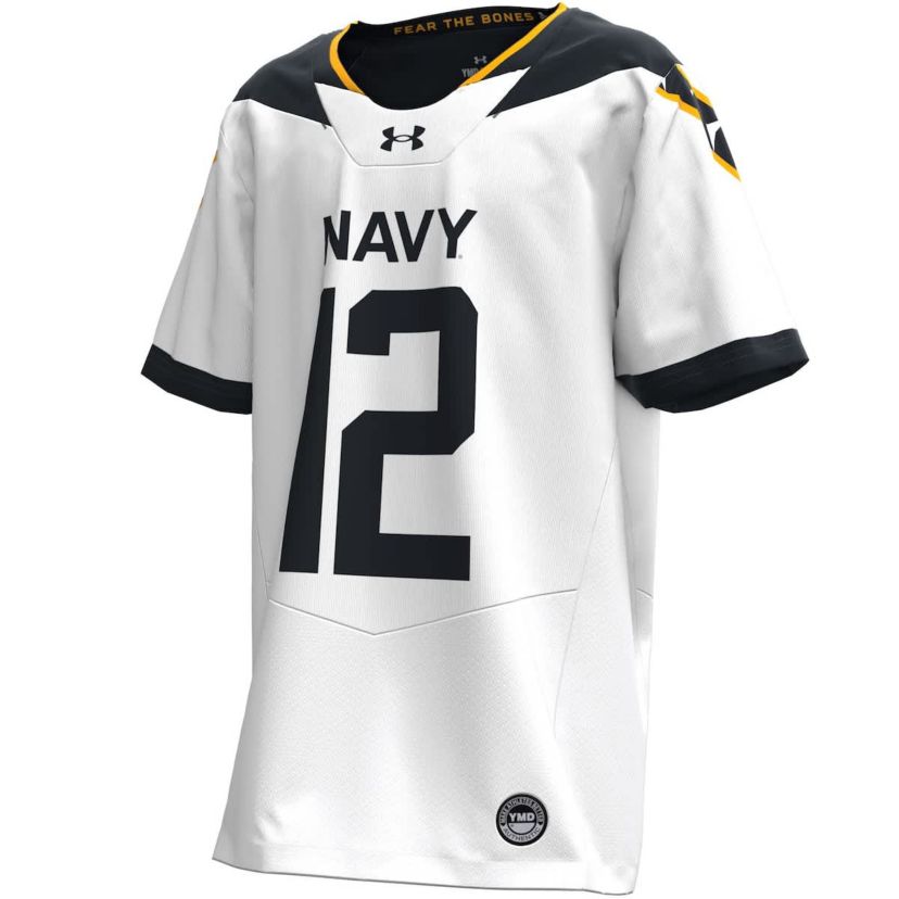 Navy Midshipmen NCAA Under Armour Midshipmen 2024 Rivalry Replica Jersey
