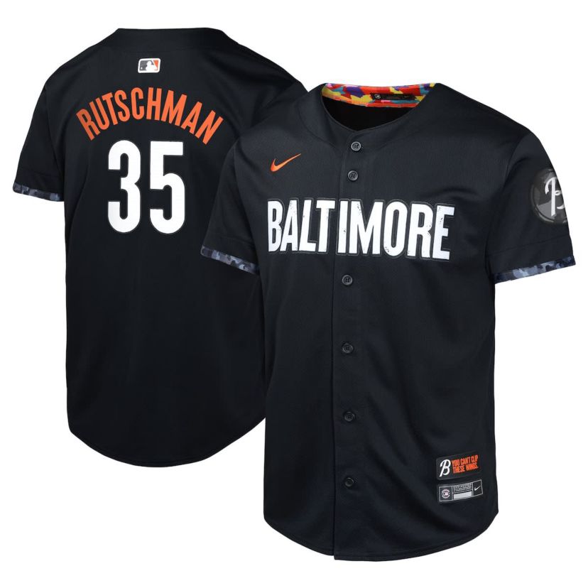 MLB Nike Adley Rutschman Baltimore Orioles City Connect Limited Player Jersey