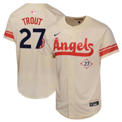 Youth MLB Nike Mike Trout Los Angeles Angels City Connect Limited Player Jersey