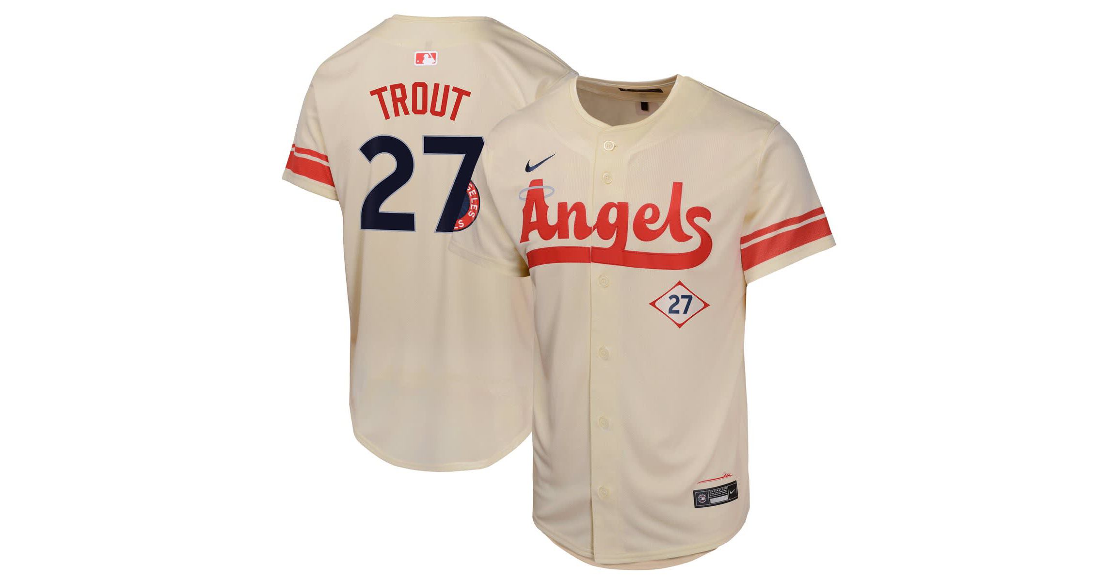 MLB Nike Mike Trout Los Angeles Angels City Connect Limited Player Jersey