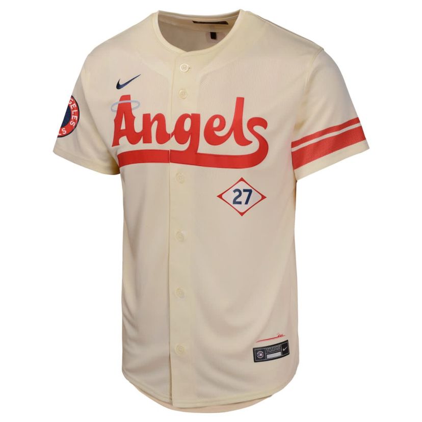 MLB Nike Mike Trout Los Angeles Angels City Connect Limited Player Jersey