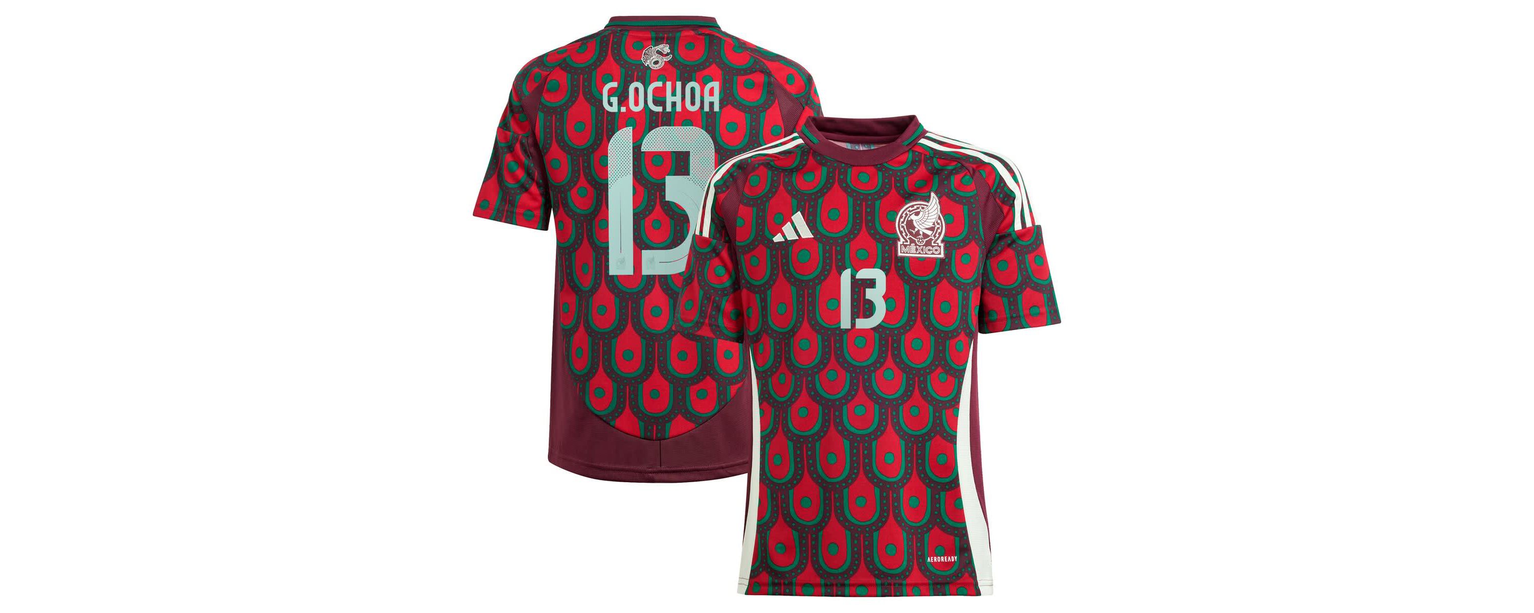 Soccer National Teams Guillermo Ochoa Mexico National Team 2024 Home Replica Player Jersey