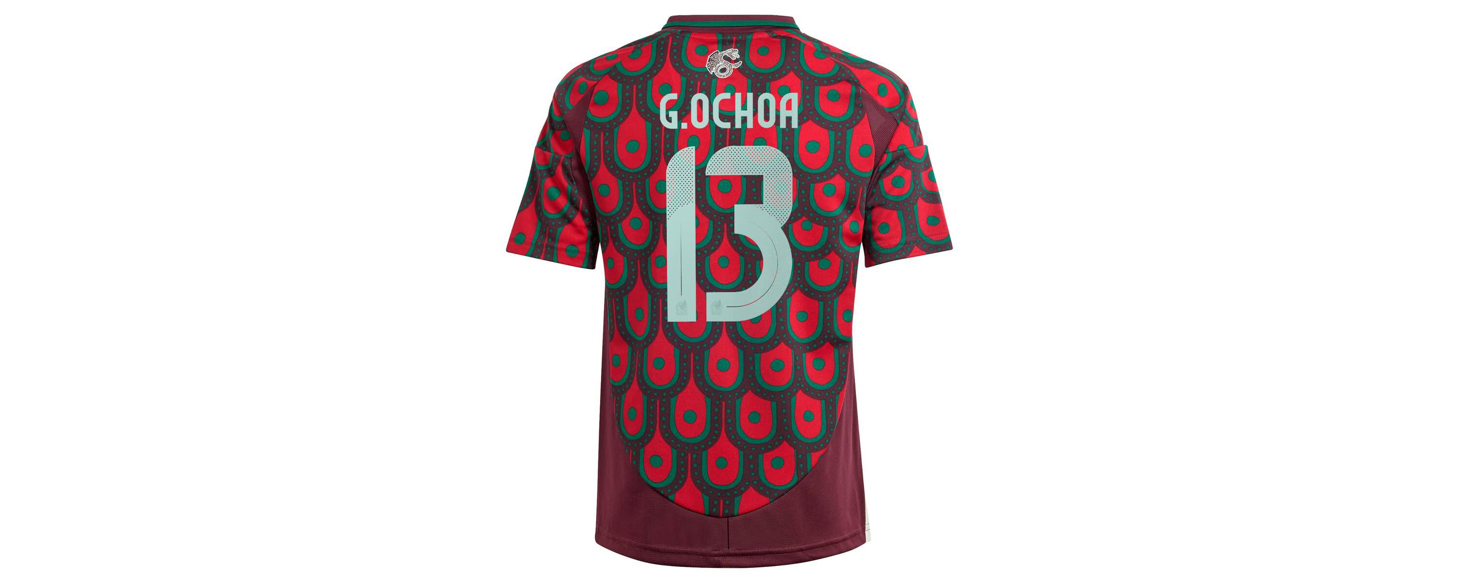Soccer National Teams Guillermo Ochoa Mexico National Team 2024 Home Replica Player Jersey