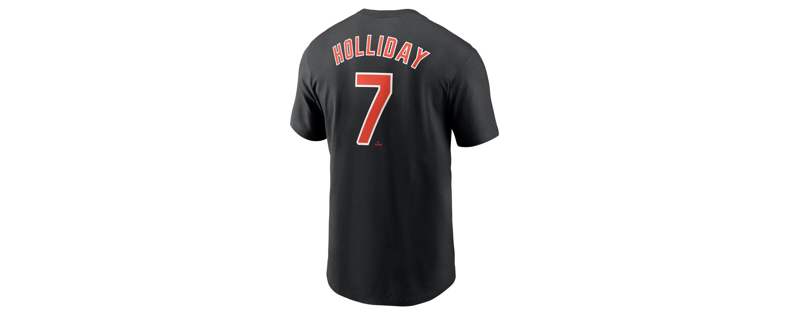 MLB Nike Jackson Holliday Baltimore Orioles Fuse Name & Number T-Shirt