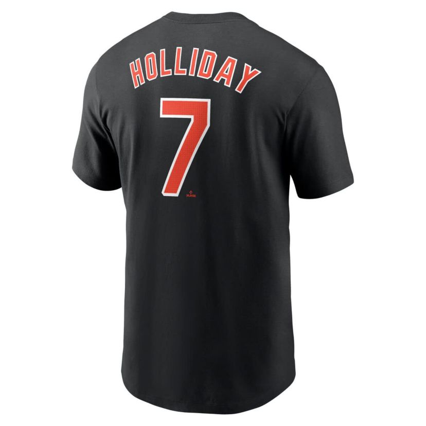 MLB Nike Jackson Holliday Baltimore Orioles Fuse Name & Number T-Shirt