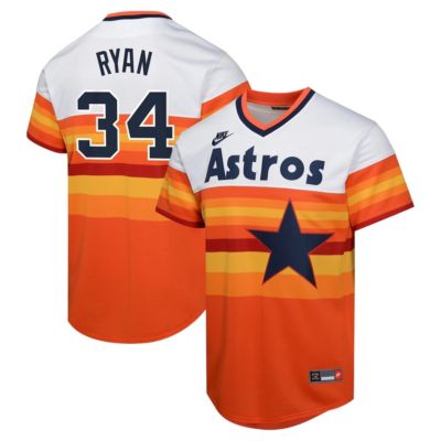 Youth MLB Nike Nolan Ryan Houston Astros Cooperstown Collection Limited Player Jersey