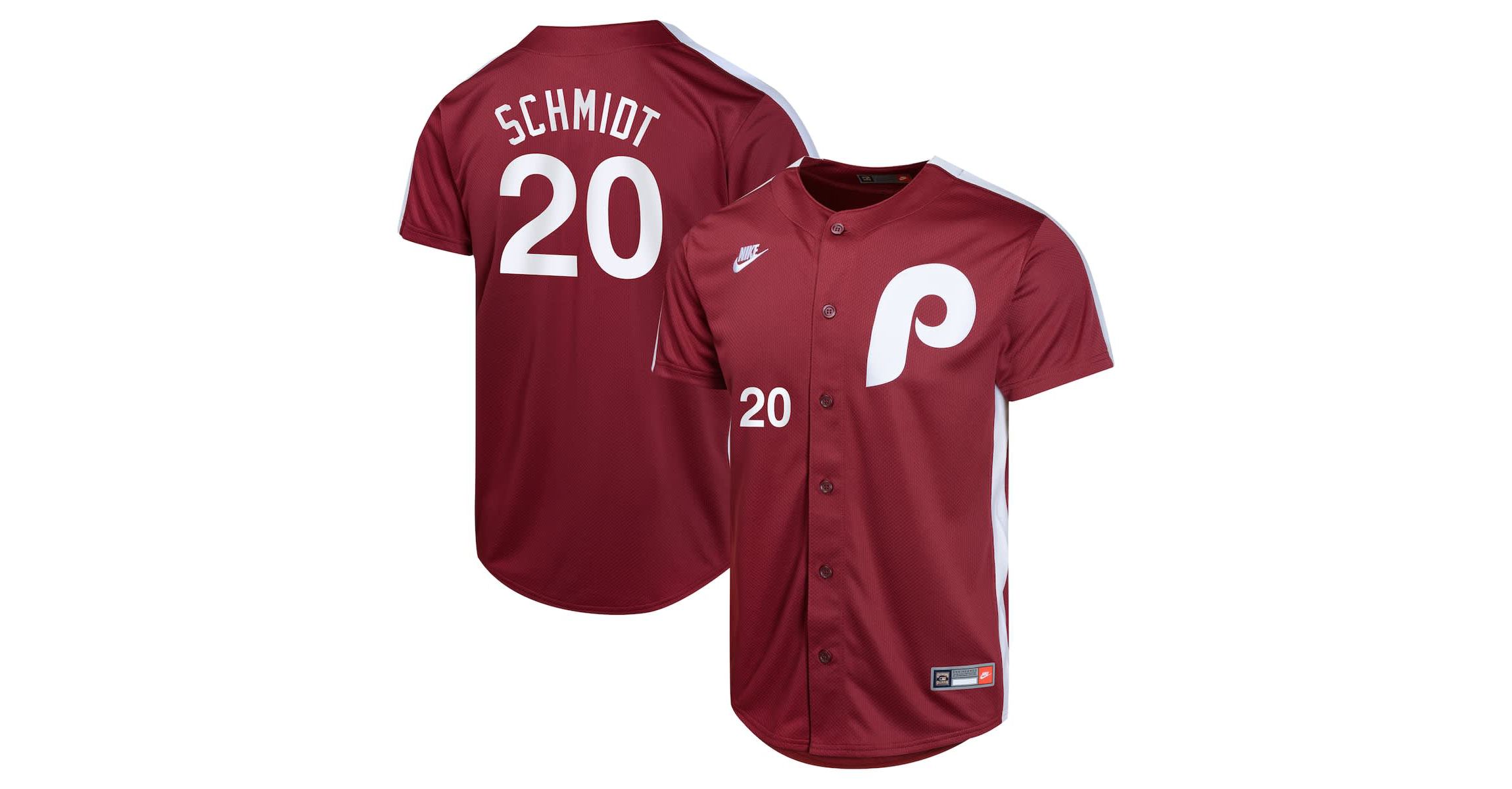 Mitchell & Ness Men's MLB Dark Jersey Phillies 1989 Mike Schmidt