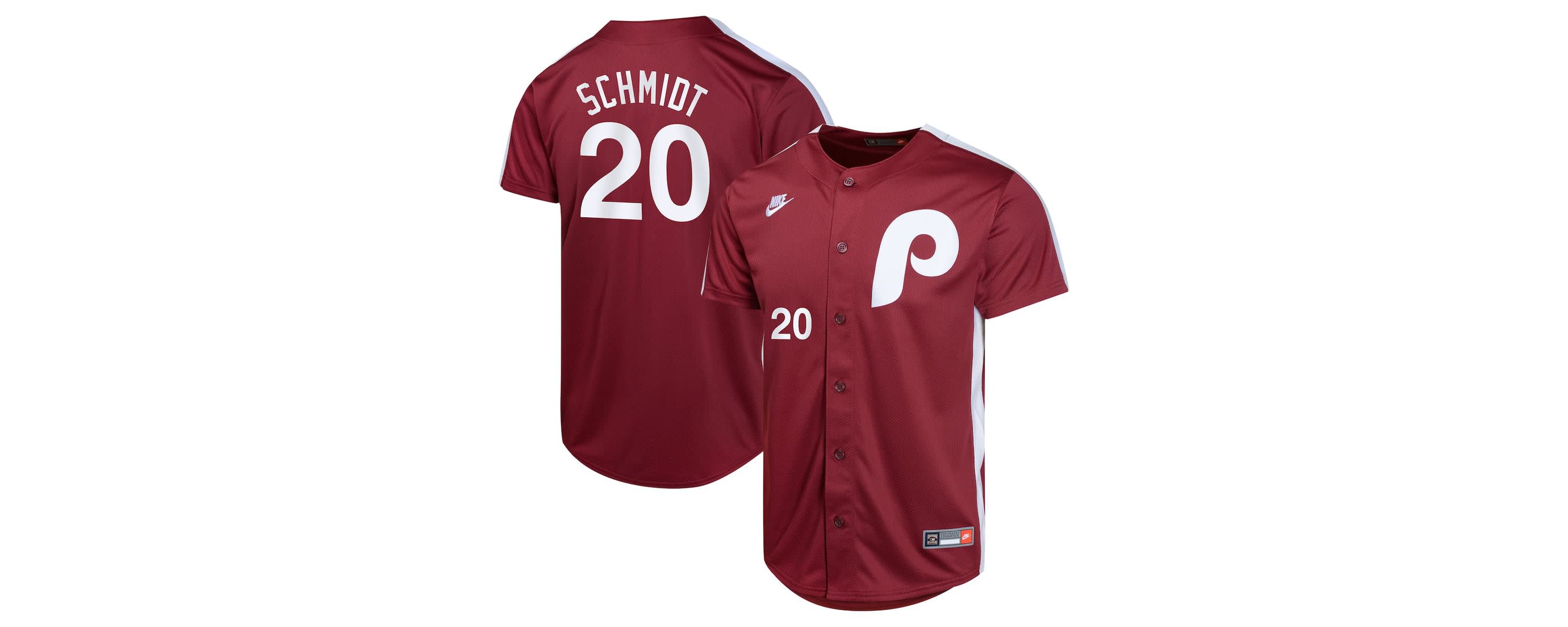 MLB Nike Mike Schmidt Philadelphia Phillies Cooperstown Collection Limited Player Jersey