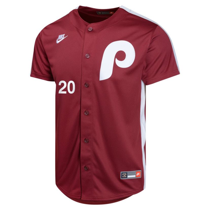 MLB Nike Mike Schmidt Philadelphia Phillies Cooperstown Collection Limited Player Jersey