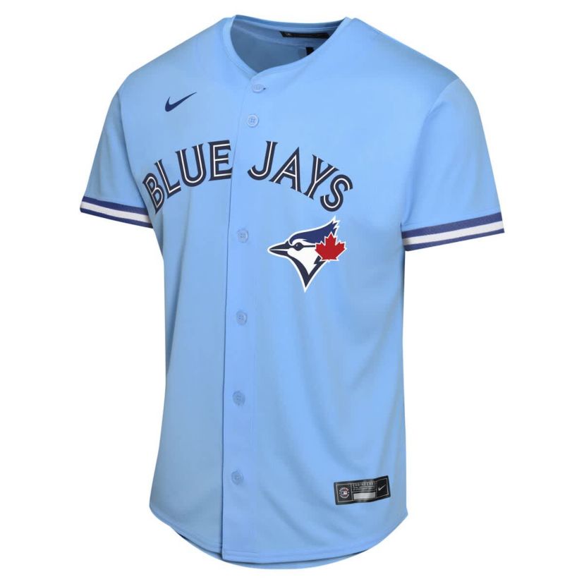 Toronto Blue Jays MLB Nike Bo Bichette Powder Toronto Jays Alternate Player Game Jersey