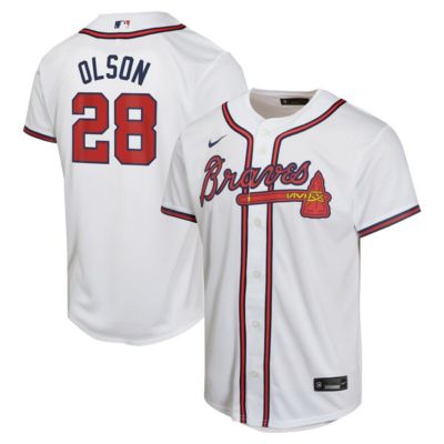 Youth MLB Nike Matt Olson Atlanta Braves Home Game Player Jersey
