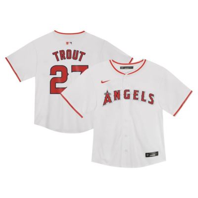 Youth MLB Nike Mike Trout Los Angeles Angels Game Jersey