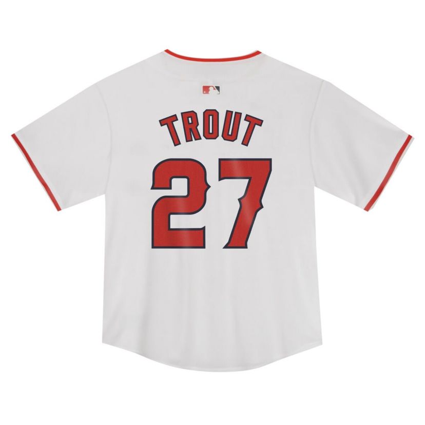 MLB Nike Mike Trout Los Angeles Angels Game Jersey
