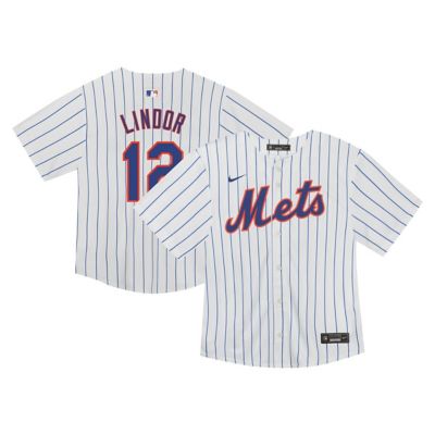 Youth MLB Nike Francisco Lindor New York Mets Game Jersey