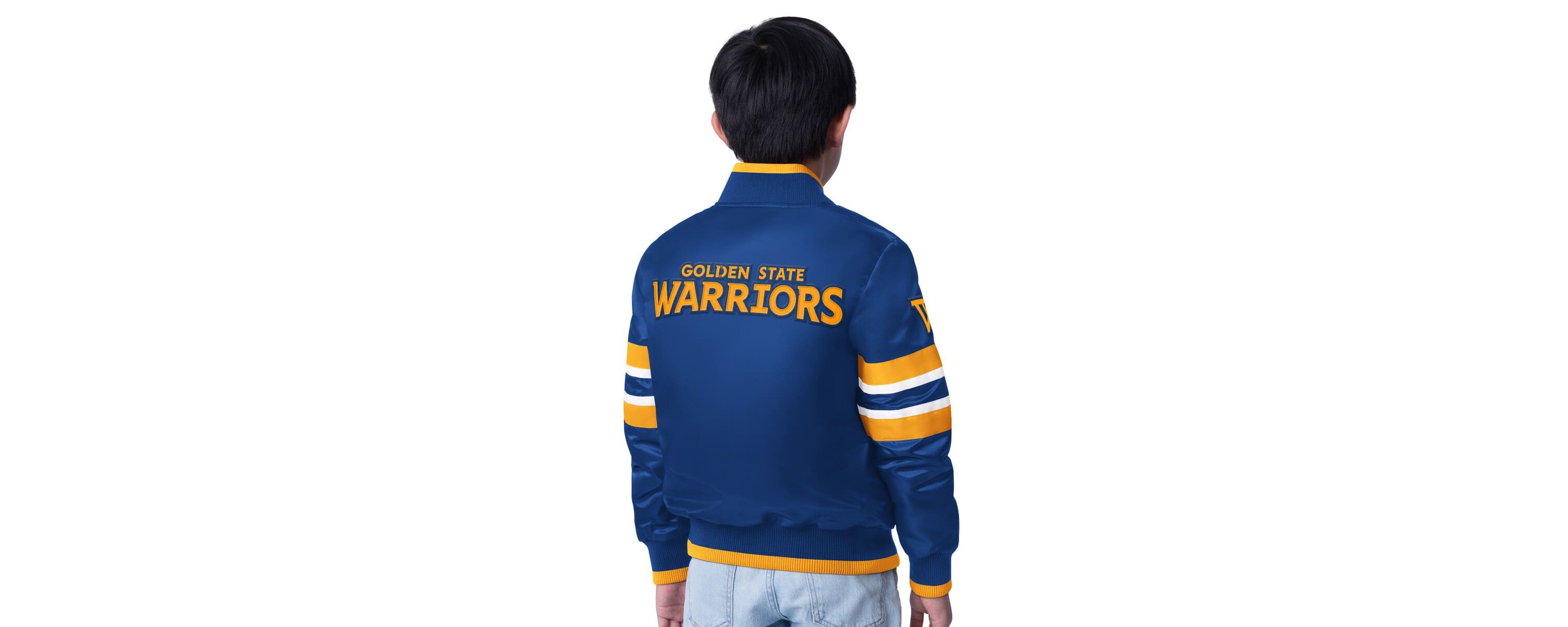 NBA Golden State Warriors Scout Varsity Full-Snap Jacket