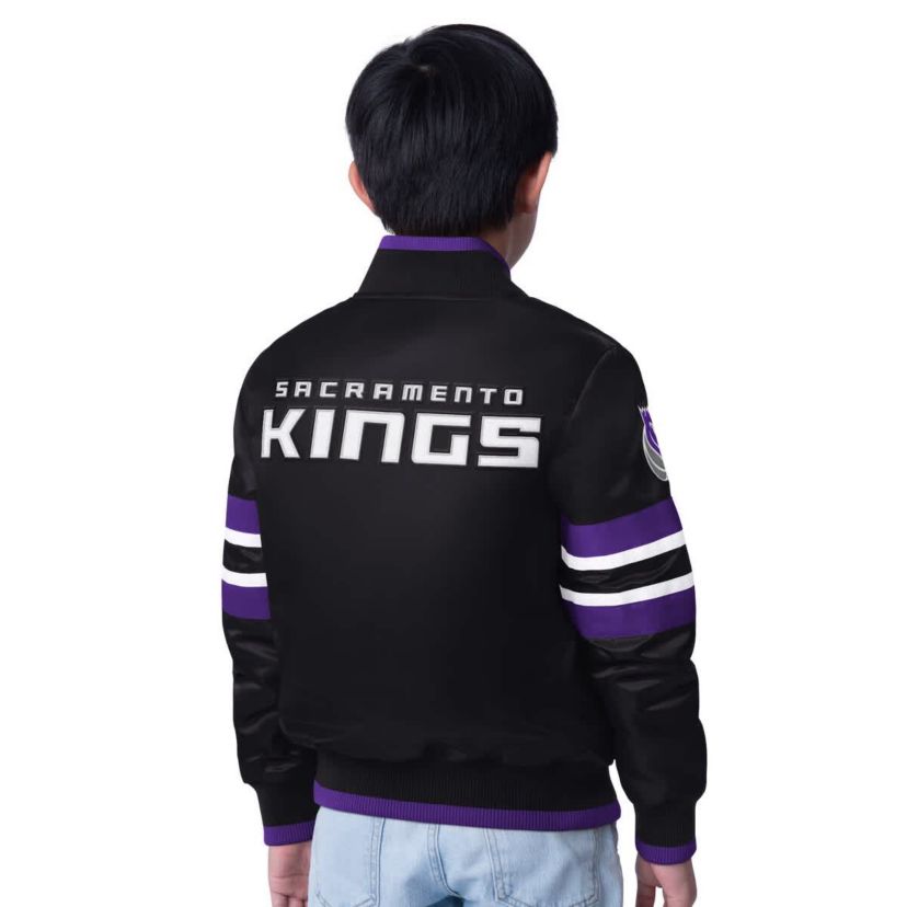 NBA Sacramento Kings Scout Varsity Full-Snap Jacket