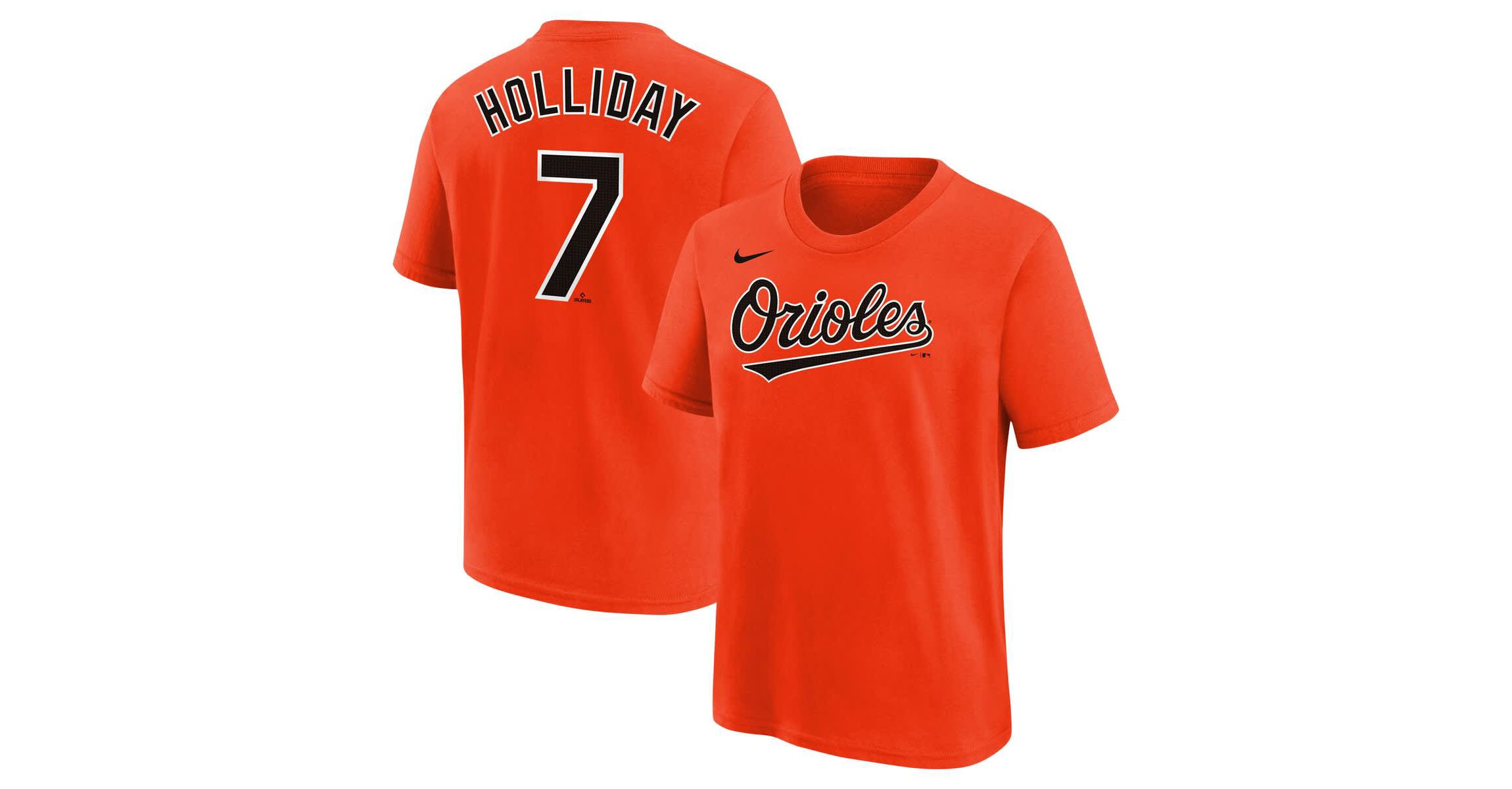 MLB Nike Jackson Holliday Baltimore Orioles Name & Number T-Shirt