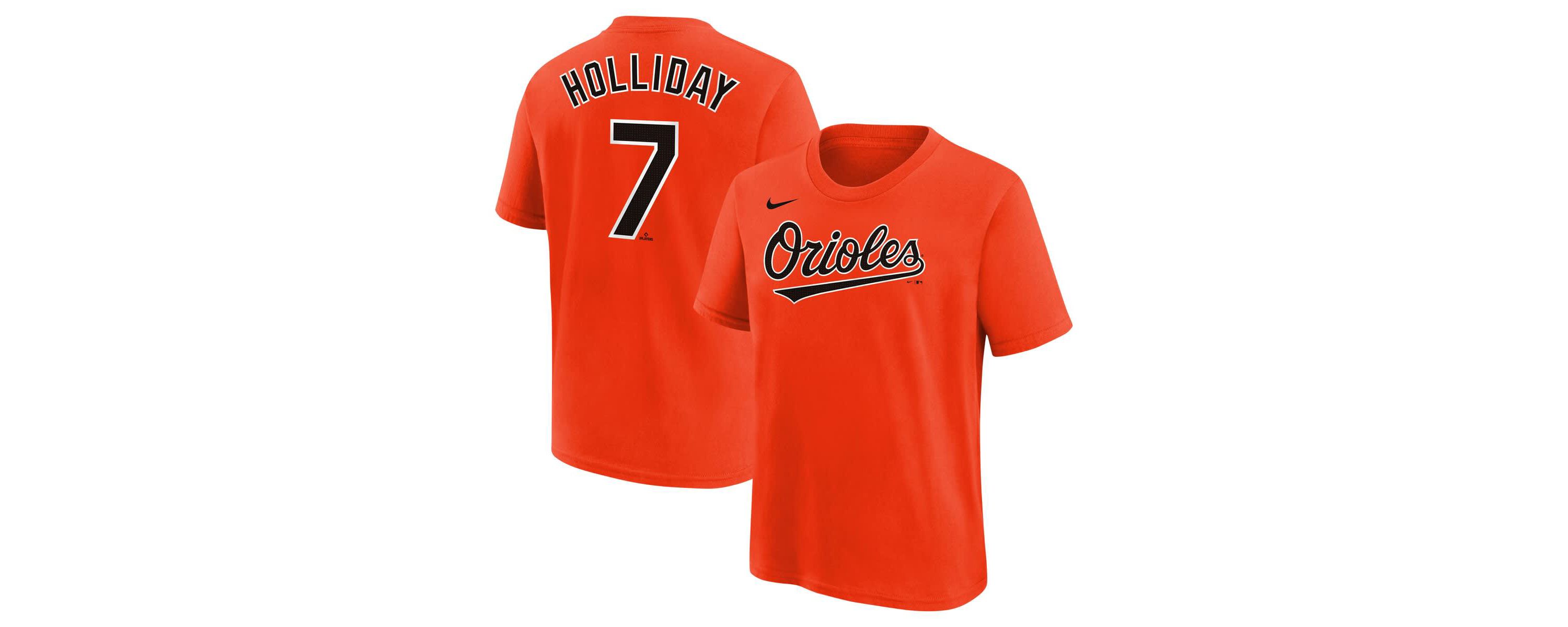 MLB Nike Jackson Holliday Baltimore Orioles Name & Number T-Shirt